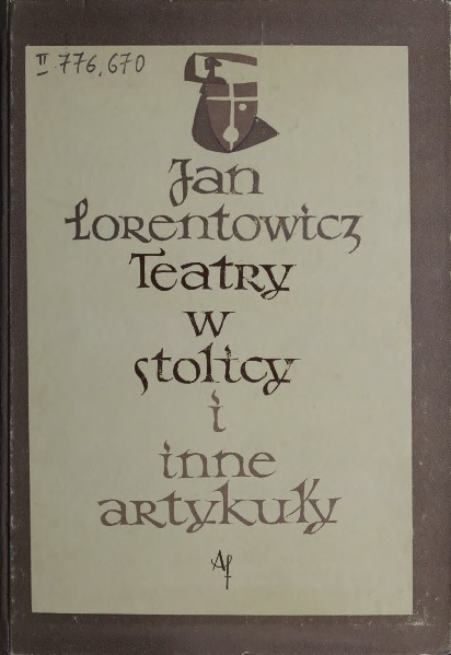 Teatry w stolicy i inne artykuły 