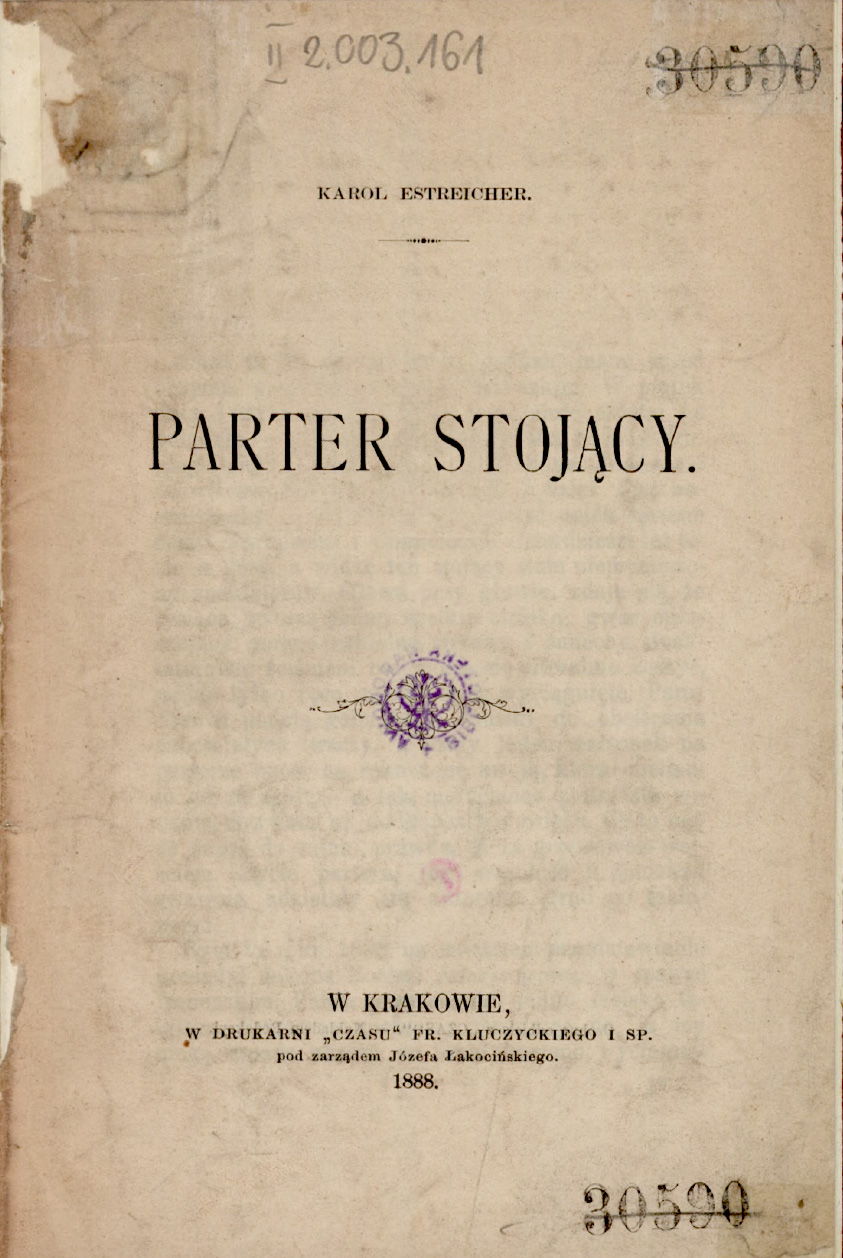 Parter stojący