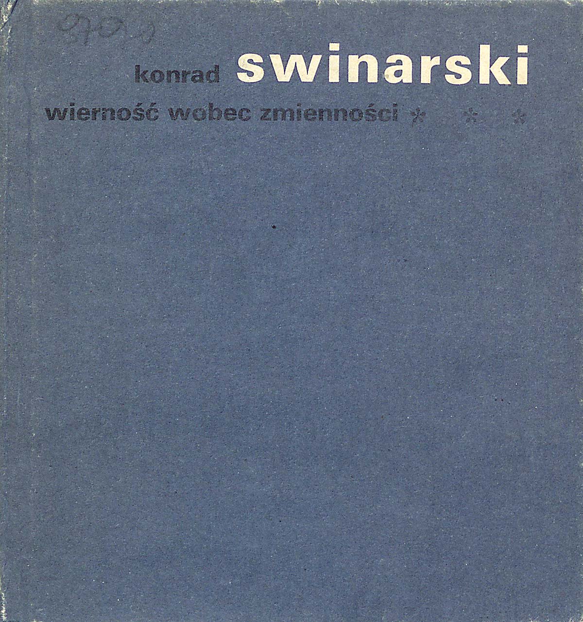 Wierność wobec zmienności 