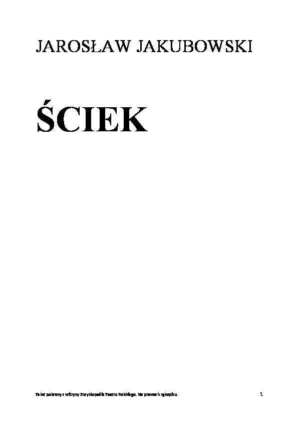 Ściek