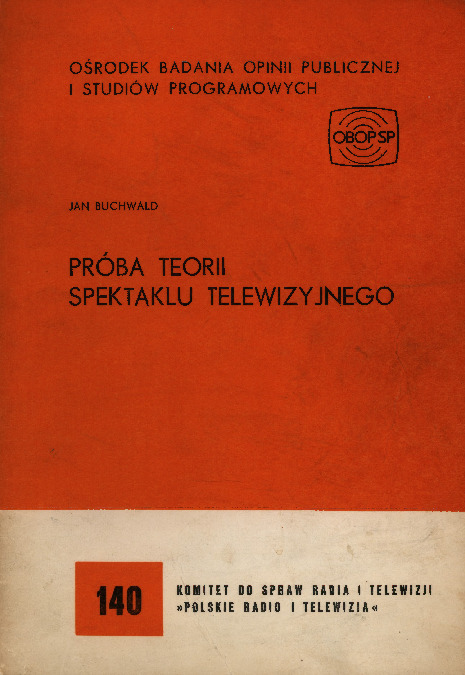 Próba teorii spektaklu telewizyjnego 