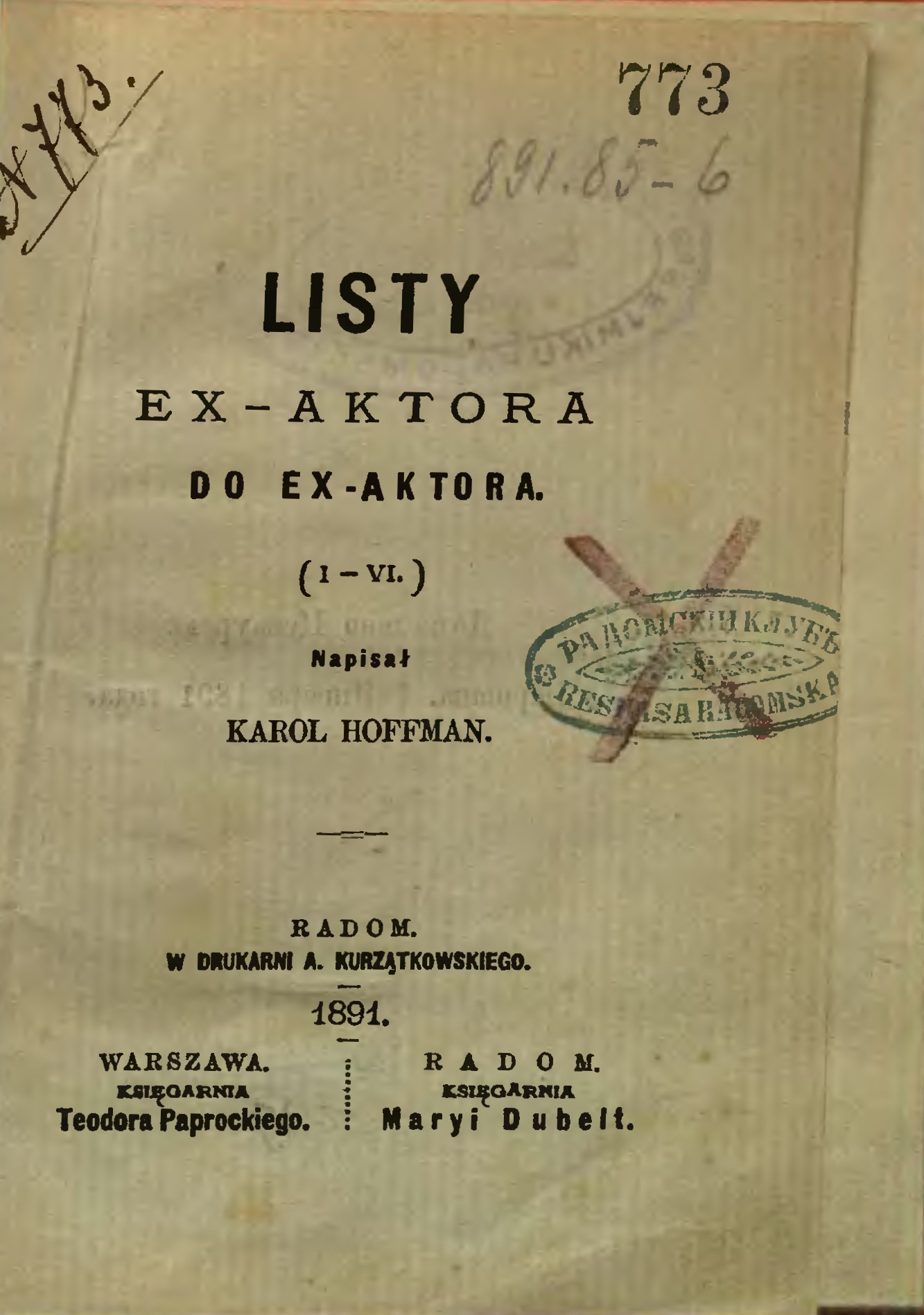 Listy ex-aktora do ex-aktora