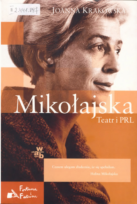 Mikołajska : teatr i PRL