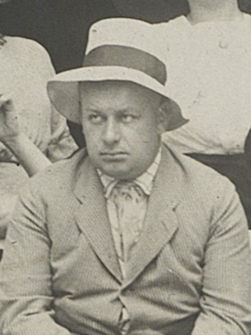 Aleksander Zelwerowicz w Połądze (fragment zdjęcia zespołowego ze zbiorów BN)
