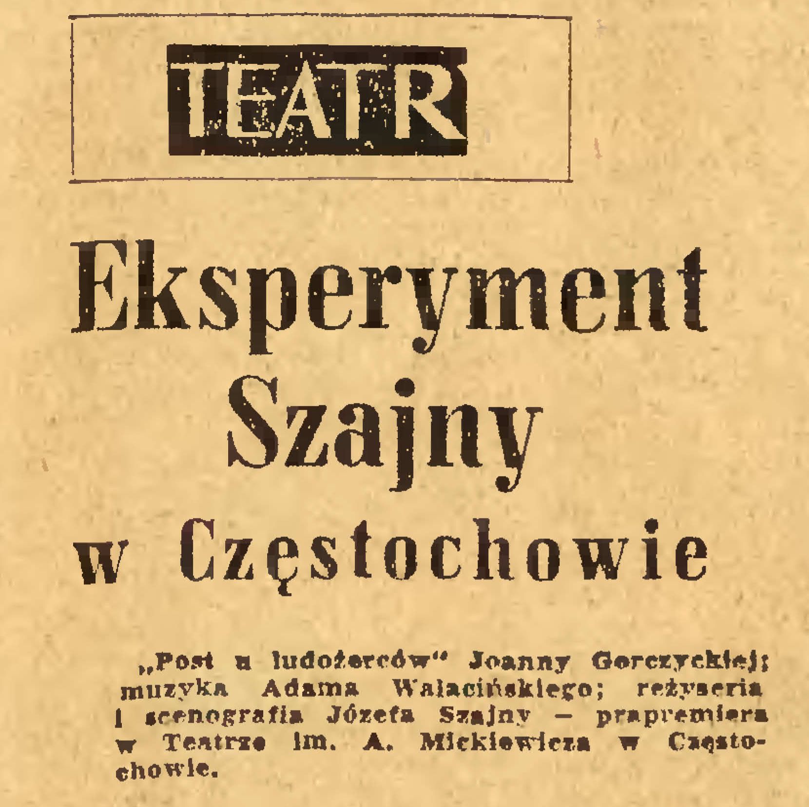 post-u-ludozercow-debiut-rezyserski-szajny